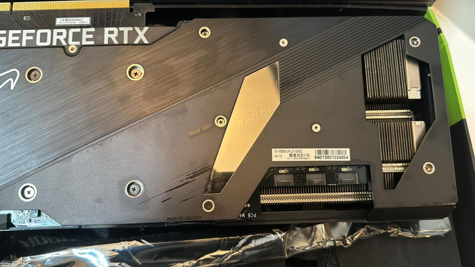 USED GIGABYTE AORUS GEFORCE RTX 3090 XTREME 24GB