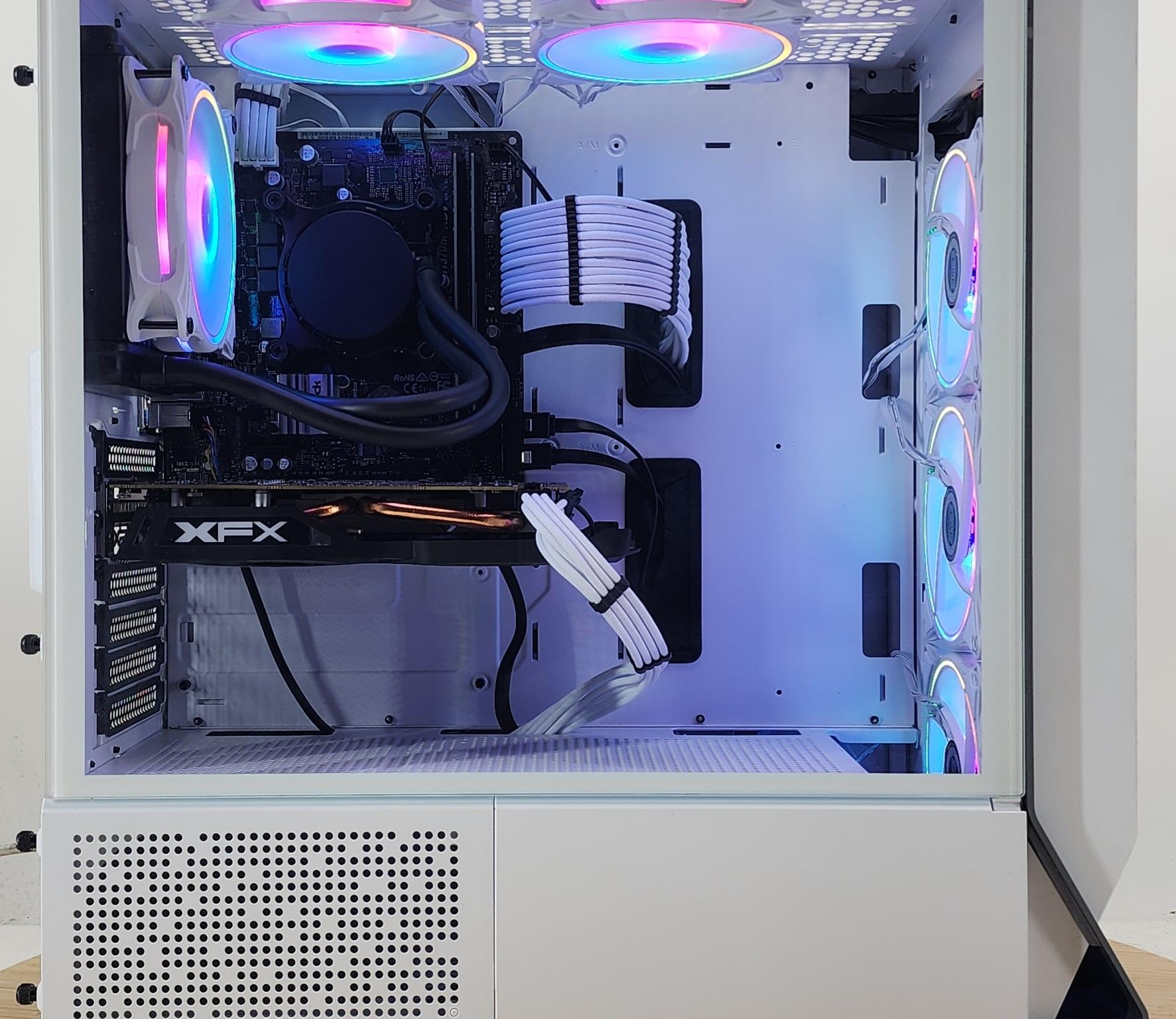 Gaming PC i3-9100F 8GB RAM 128GB SSD + 500GB HDD RX 470 8GB Windows 11 Computer