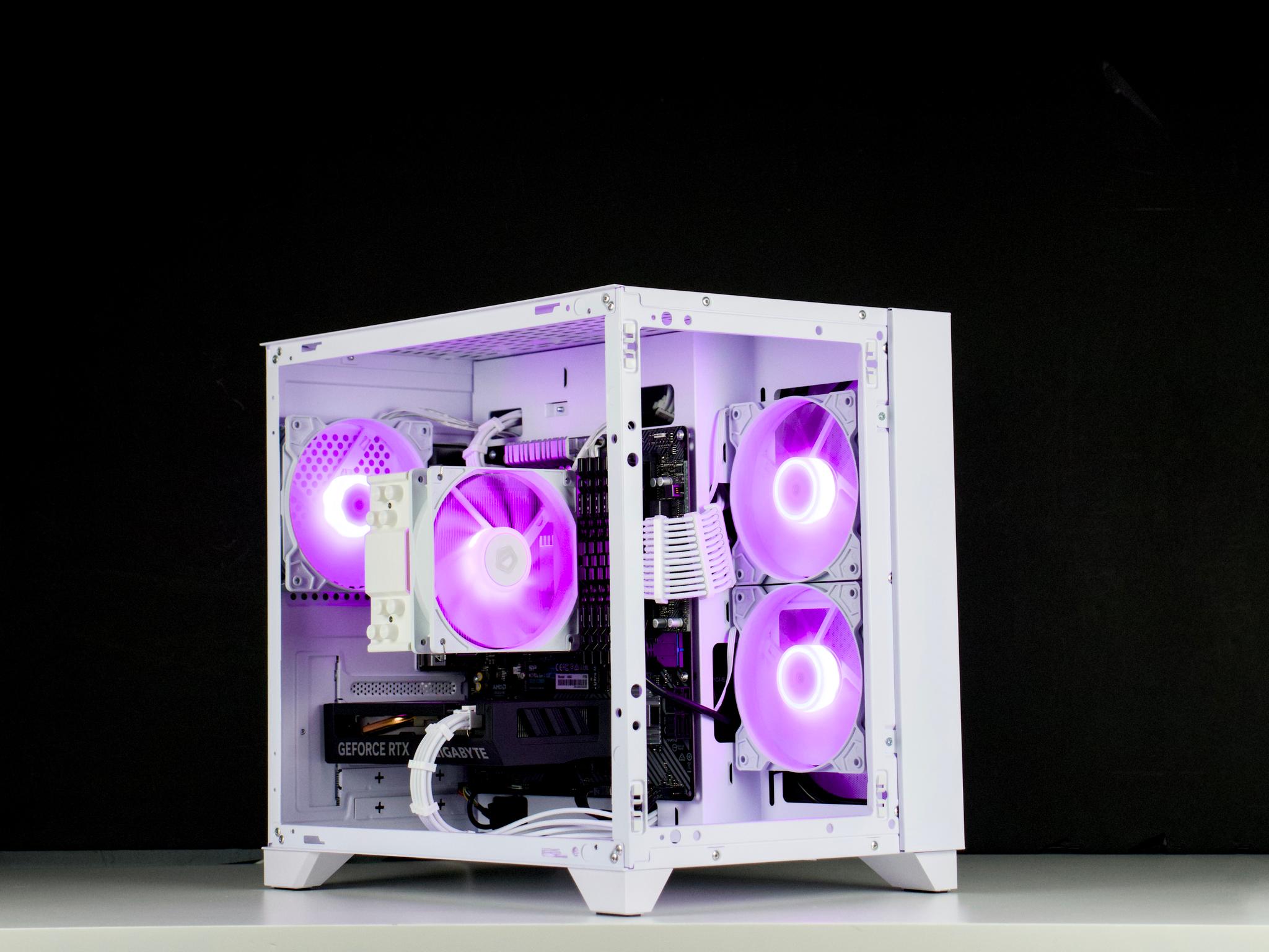 🧊❄️🧊 White Gaming PC – RTX 4060 , Ryzen 5 3600, 32GB RAM, 1TB SSD - WiFi, BlueTooth 🧊❄️🧊
