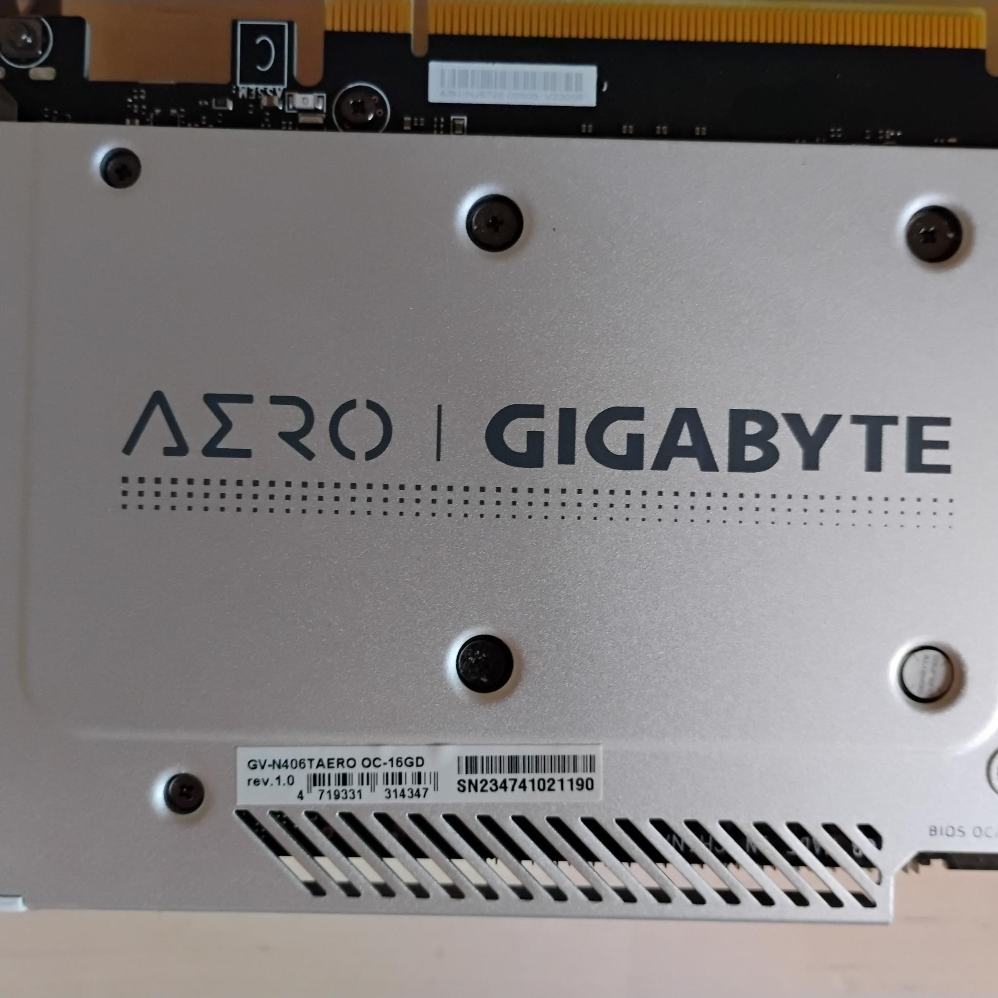 RTX 4060Ti 16gb Gigabyte Aero