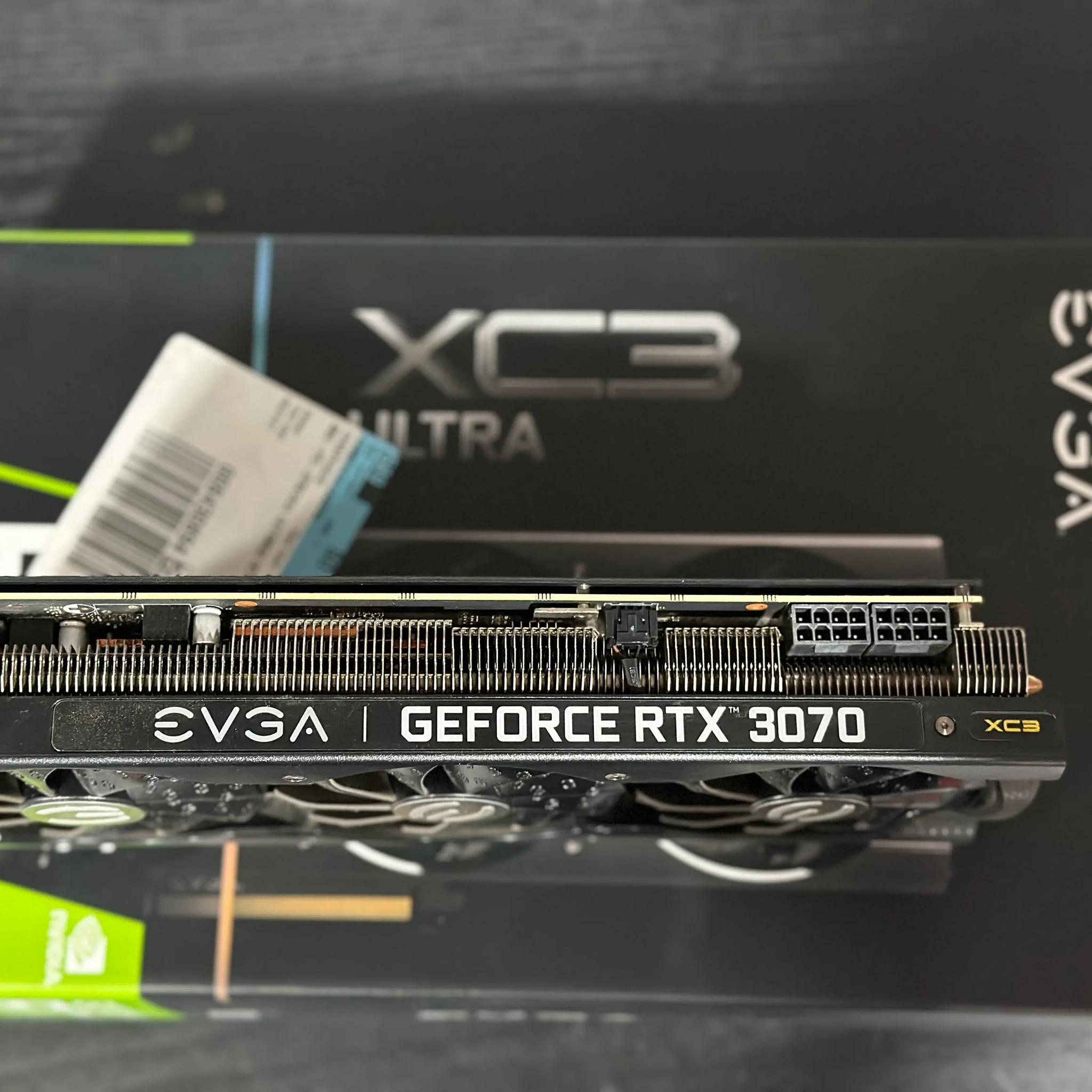 EVGA GeForce RTX 3070 XC3 ULTRA GAMING Video Card, 8GB GDDR6, iCX3 Cooling, ARGB LED Metal Backplate
