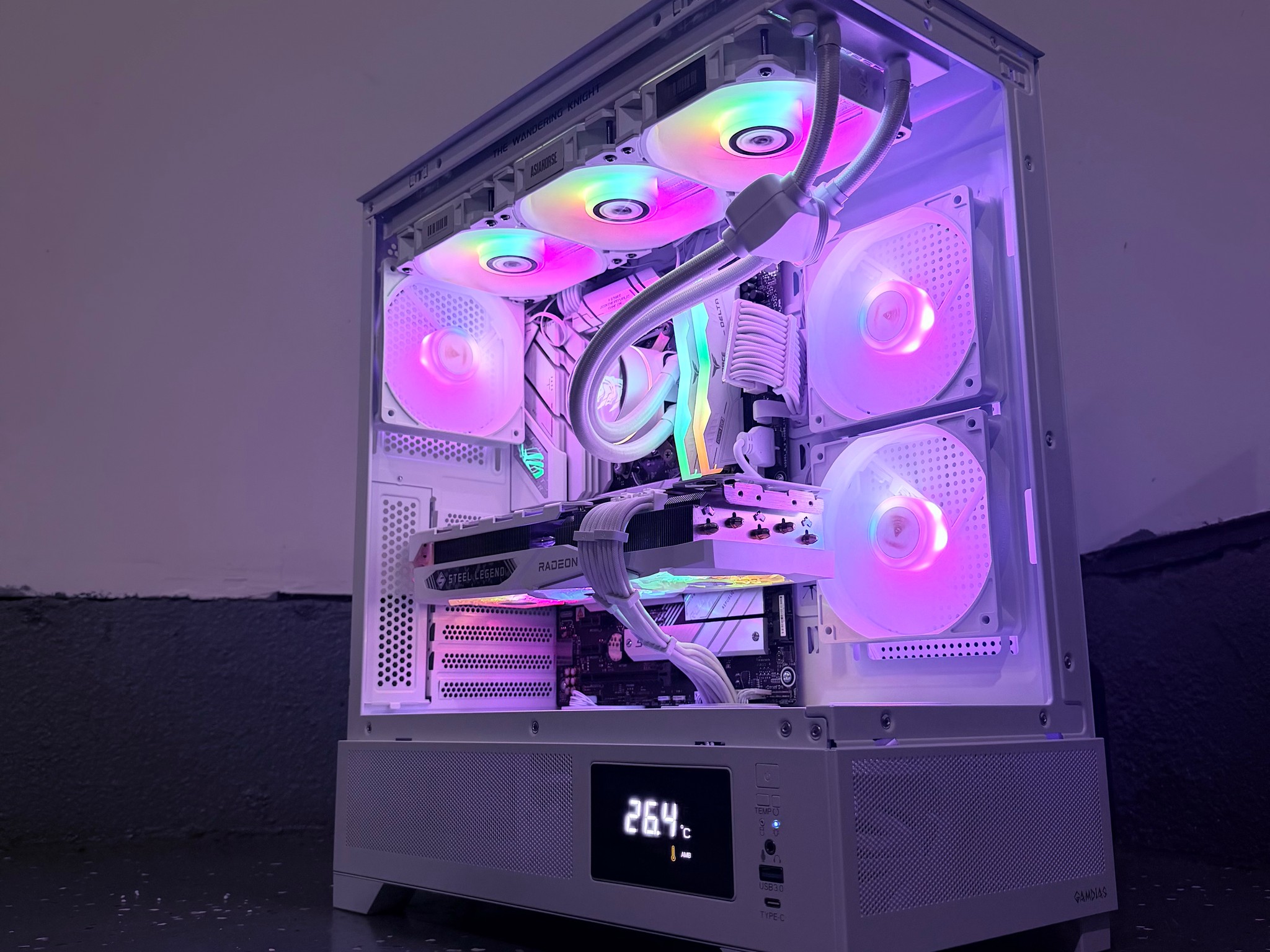 ⚪️"Celestial Pearl"⚪️| 1440p Gaming | Ryzen 7 7700X | RX 7800XT 16GB | 32B DDR5 | 1TB NVMe Storage
