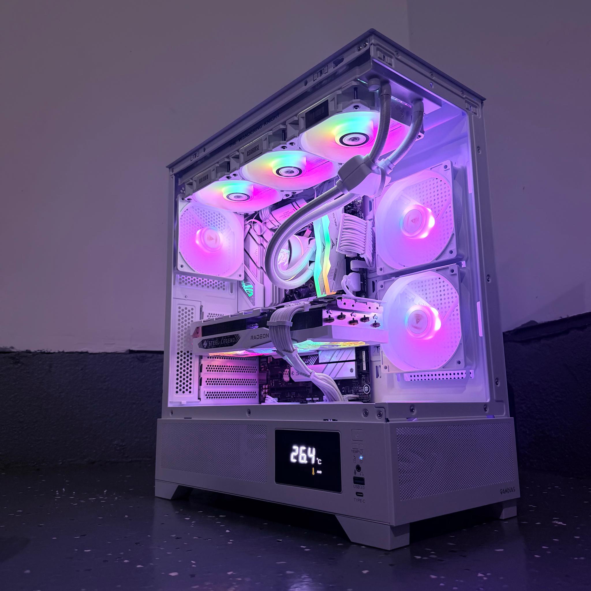 ⚪️"Celestial Pearl"⚪️| 1440p Gaming | Ryzen 7 7700X | RX 7800XT 16GB | 32B DDR5 | 1TB NVMe Storage