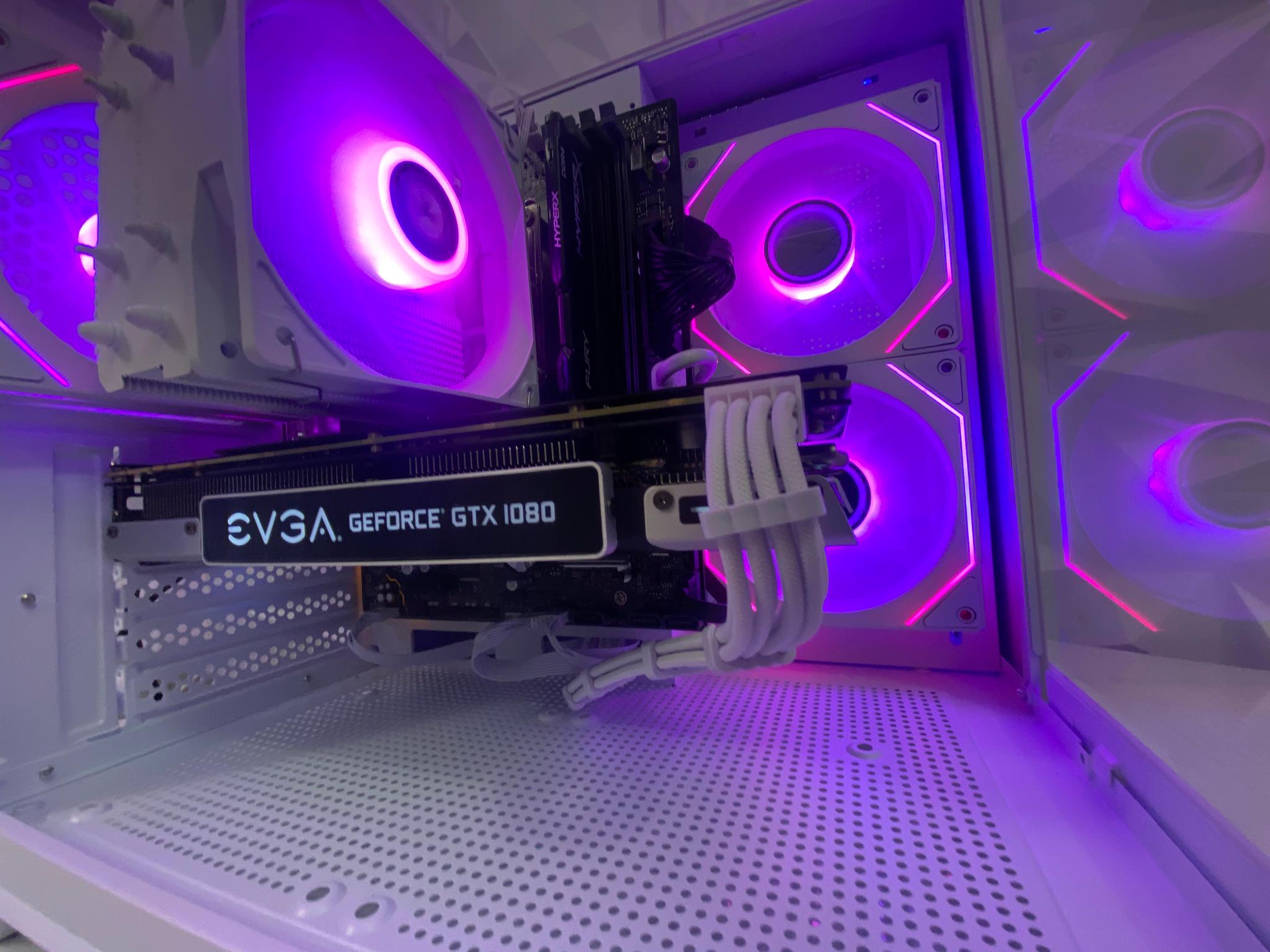 🎅🎅 White Elite Build – intel i5 9500 + GTX 1080 8GB | 1080P/1440P High FPS Ready