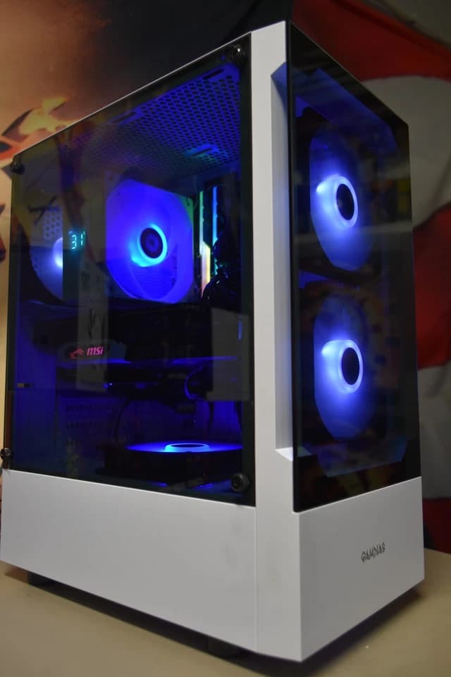 Gaming PC Intel I 5 9400 RAM 16 GB RGB GPU RTX 2070 8 gb 512 GB NVME 500 GB HHD+