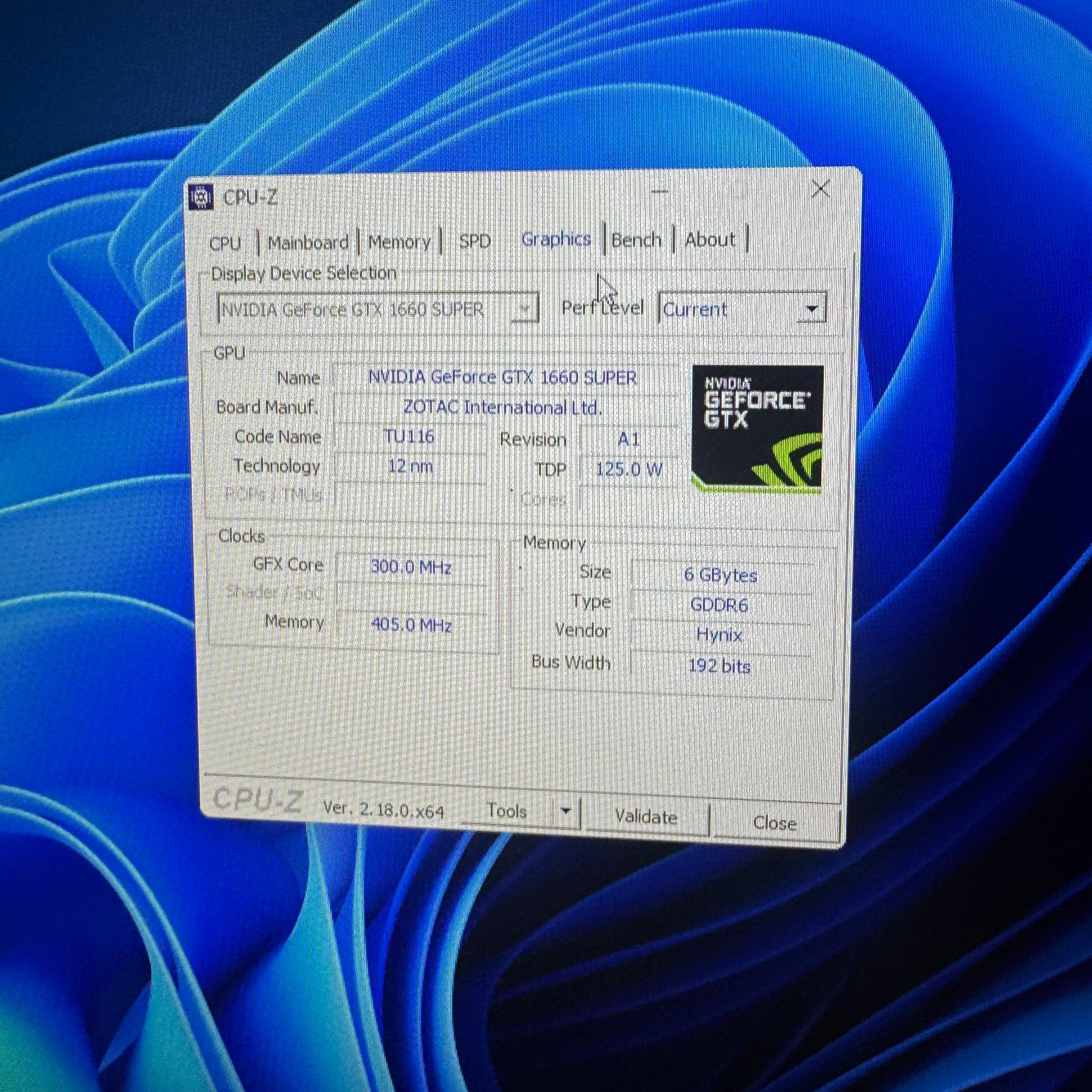 Zotac GAMING Twin Fan GeForce GTX 1660 SUPER