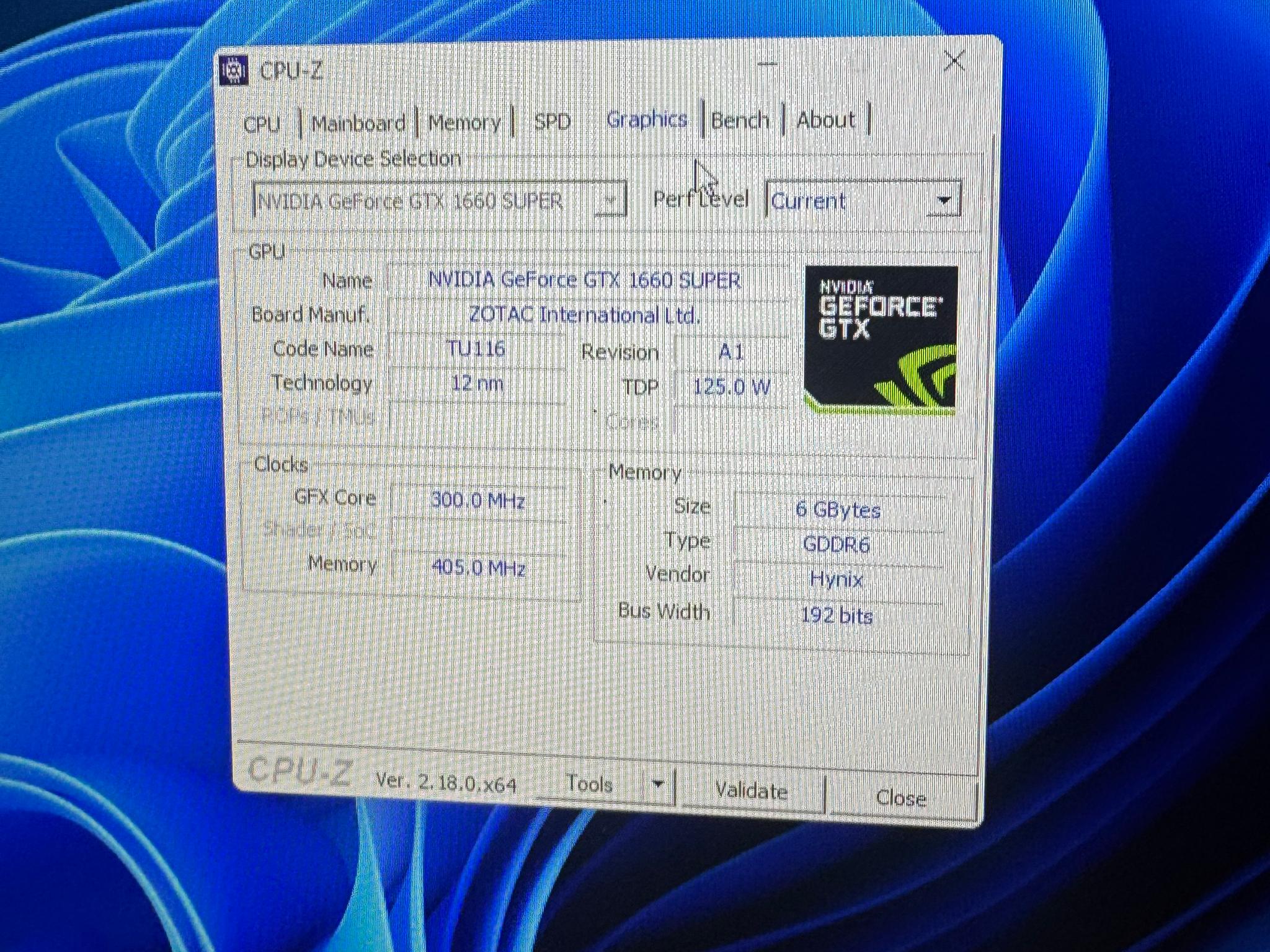 Zotac GAMING Twin Fan GeForce GTX 1660 SUPER