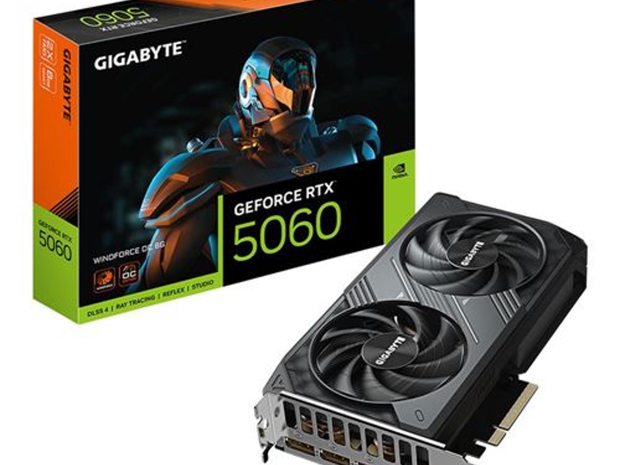 Gigabyte NVIDIA GeForce RTX 5060 WINDFORCE Overclocked Dual Fan 8GB GDDR7 "Sealed/brand new "
