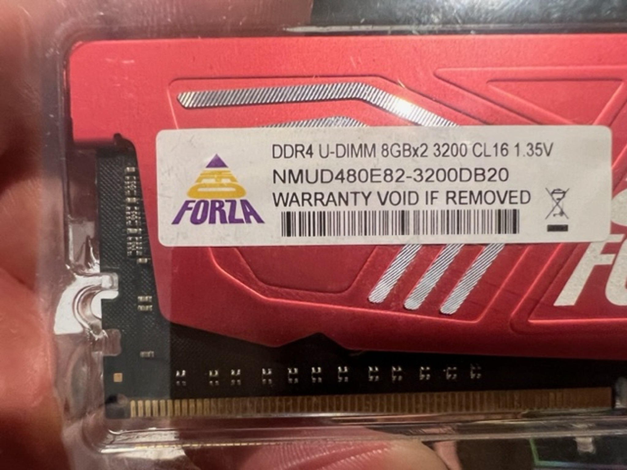 NEO FORZA DDR4 3200 Mhz U DIMM 16GB (8GB X2) CL16 1.35