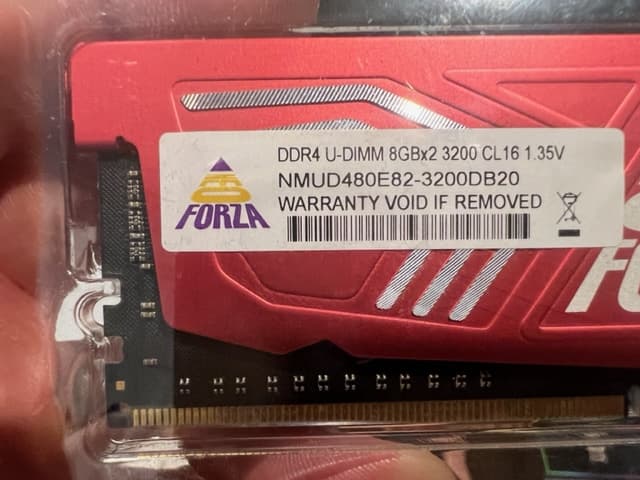 NEO FORZA DDR4 3200 Mhz U DIMM 16GB (8GB X2) CL16 1.35