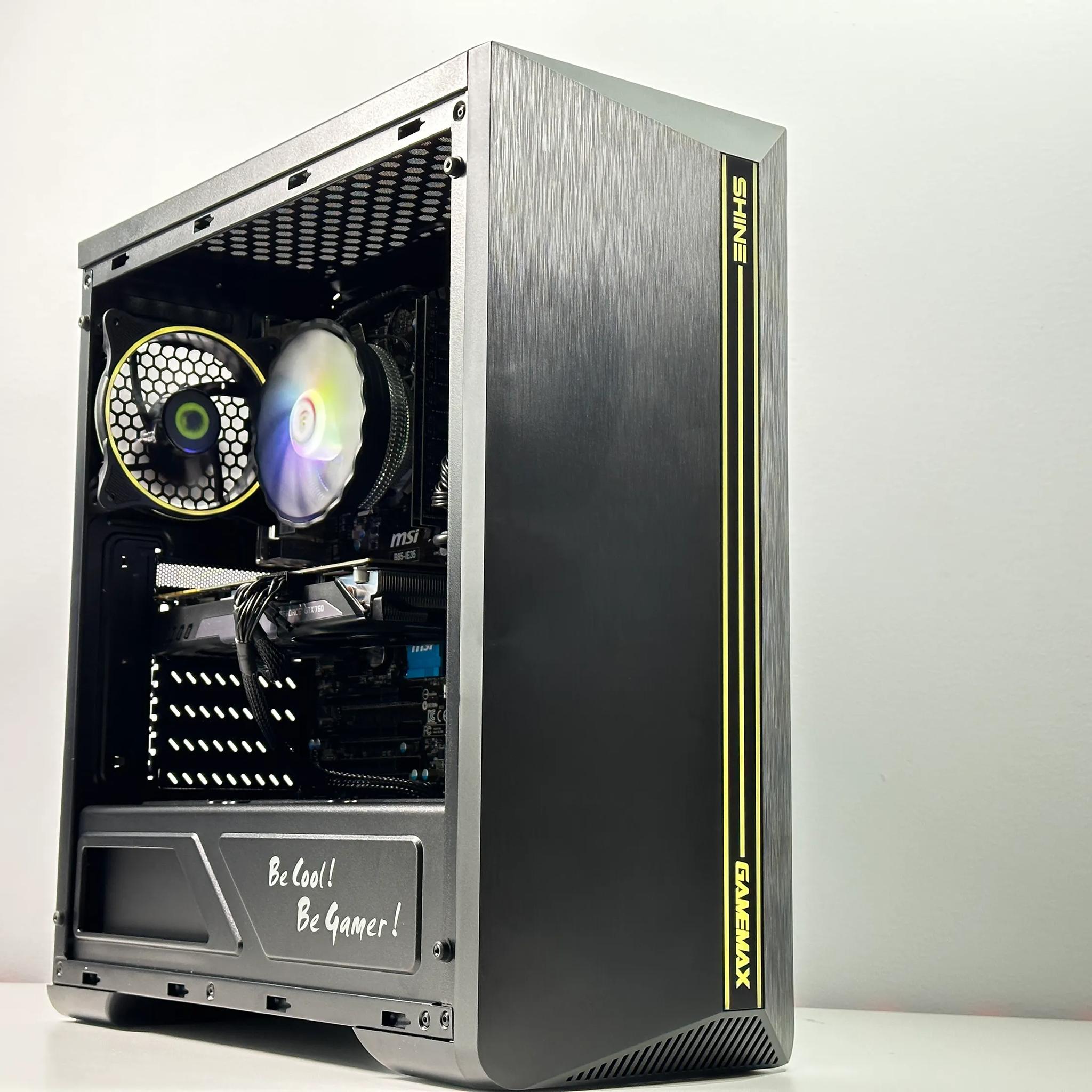 🕹️Starter Gaming PC🕹️Nvidia GTX 760🕹️Intel Xeon 1270 V3🕹️16GB  RAM🕹️500GB SSD
