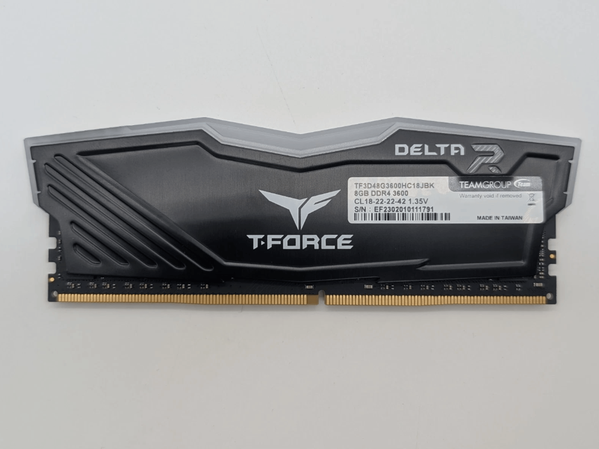 TEAMGROUP DELTA 8GB 3600 DDR4 RAM (1X8GB) RGB RAM - NEW OPEN BOX