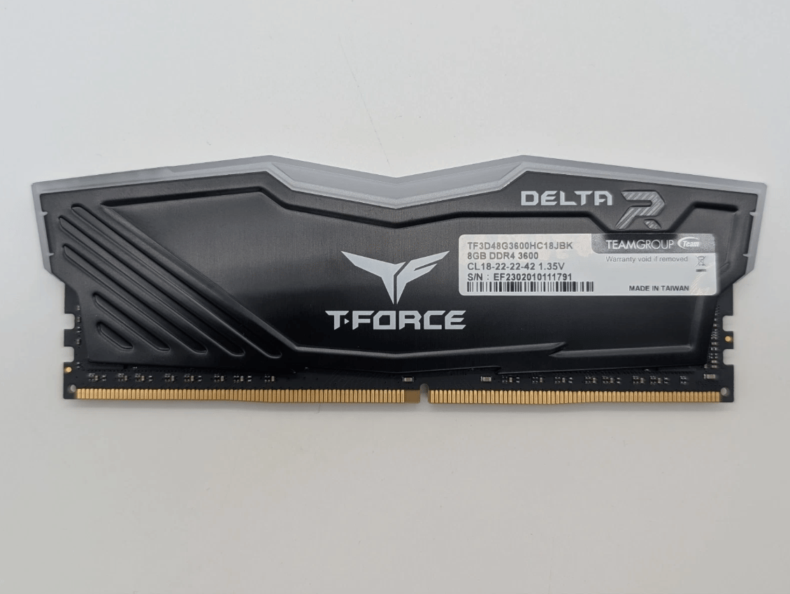 TEAMGROUP DELTA 8GB 3600 DDR4 RAM (1X8GB) RGB RAM - NEW OPEN BOX