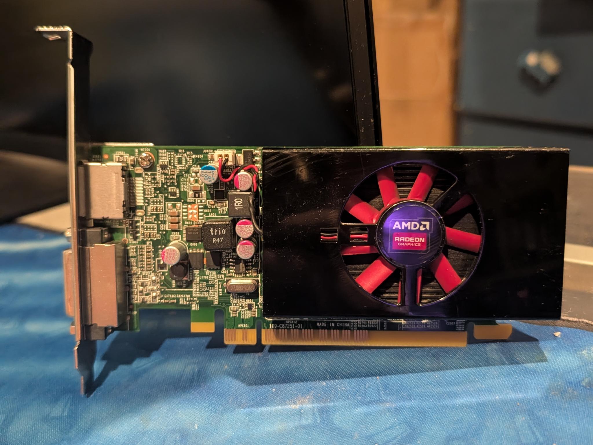 R7 350X freshly cleaned and repasted