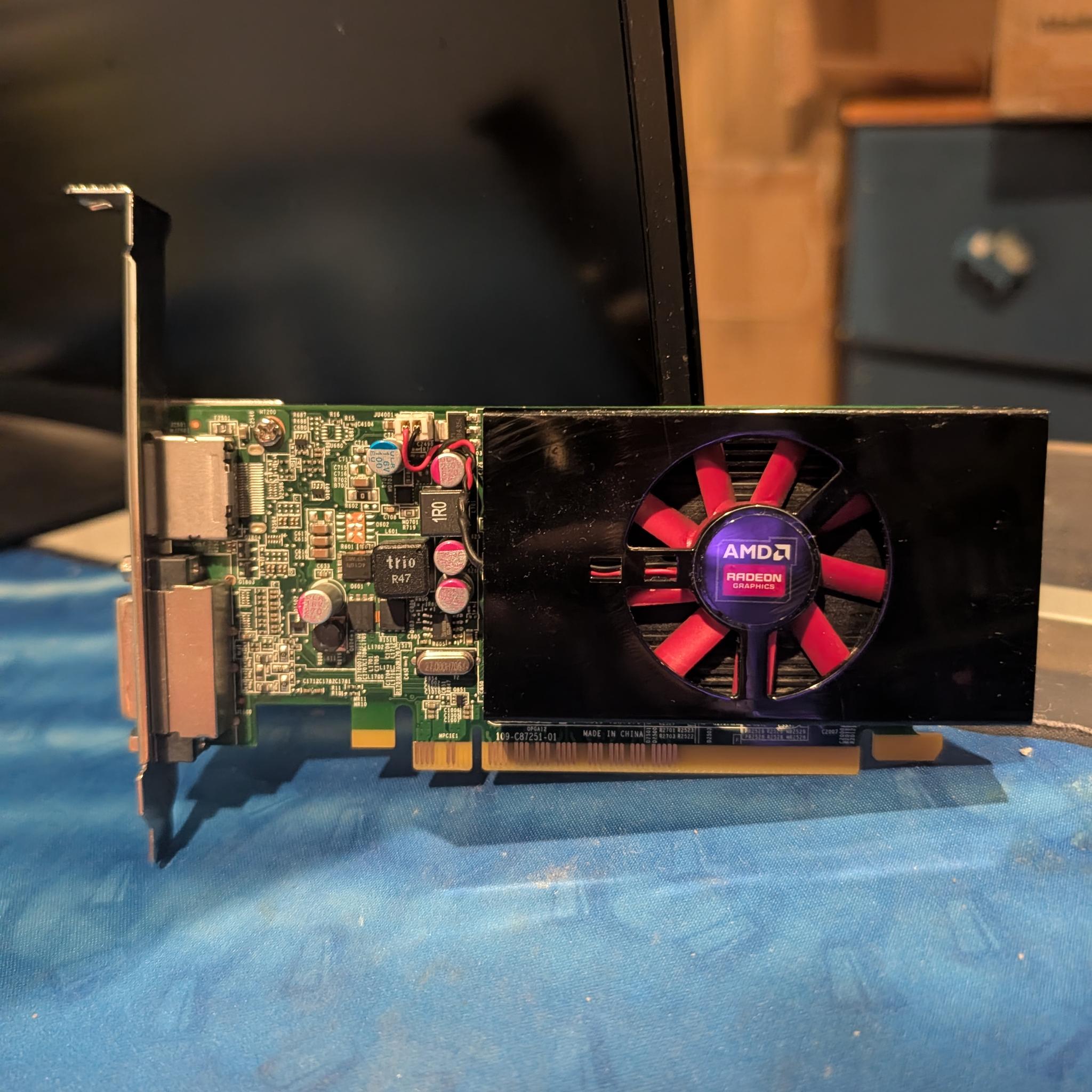 R7 350X freshly cleaned and repasted