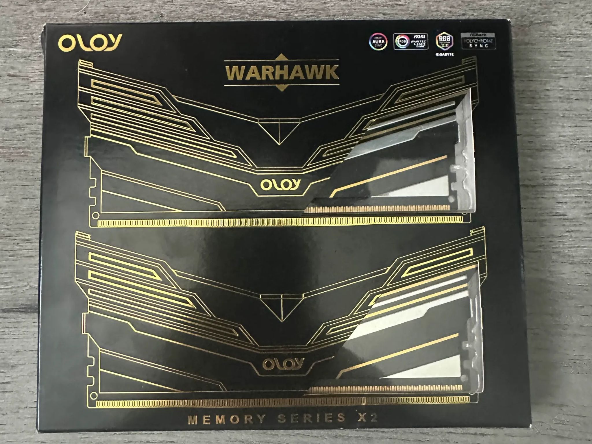 OLOY warhawk 2x8 3200mhz CL16 RAM OPEN BOX