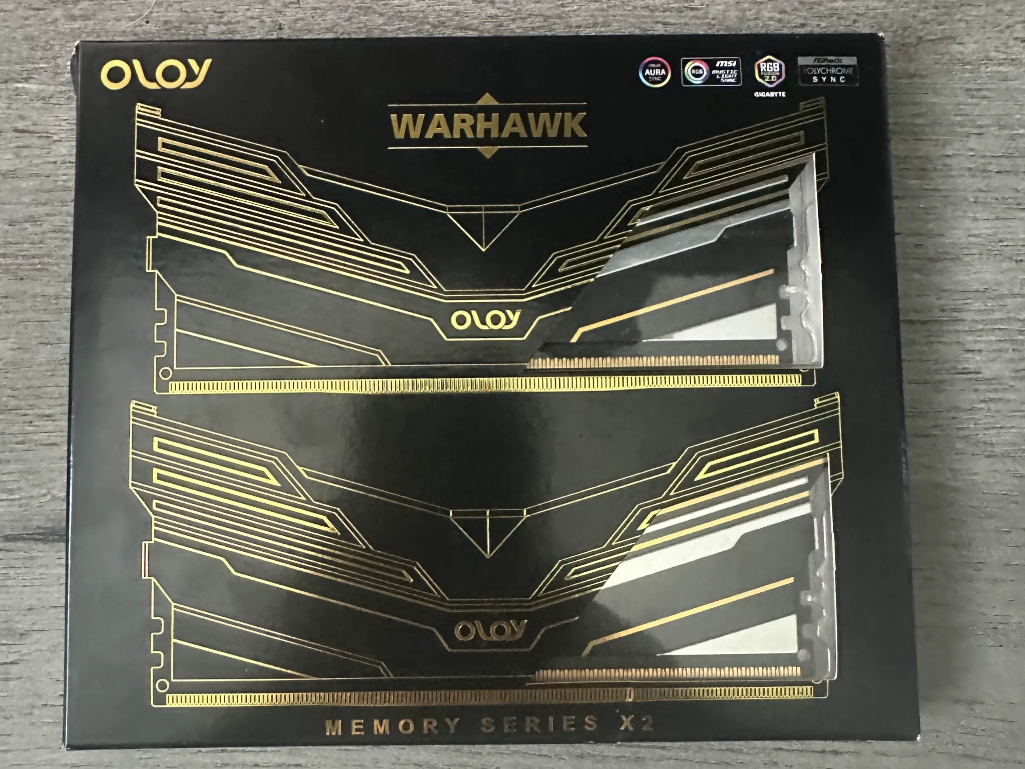 OLOY warhawk 2x8 3200mhz CL16 RAM OPEN BOX