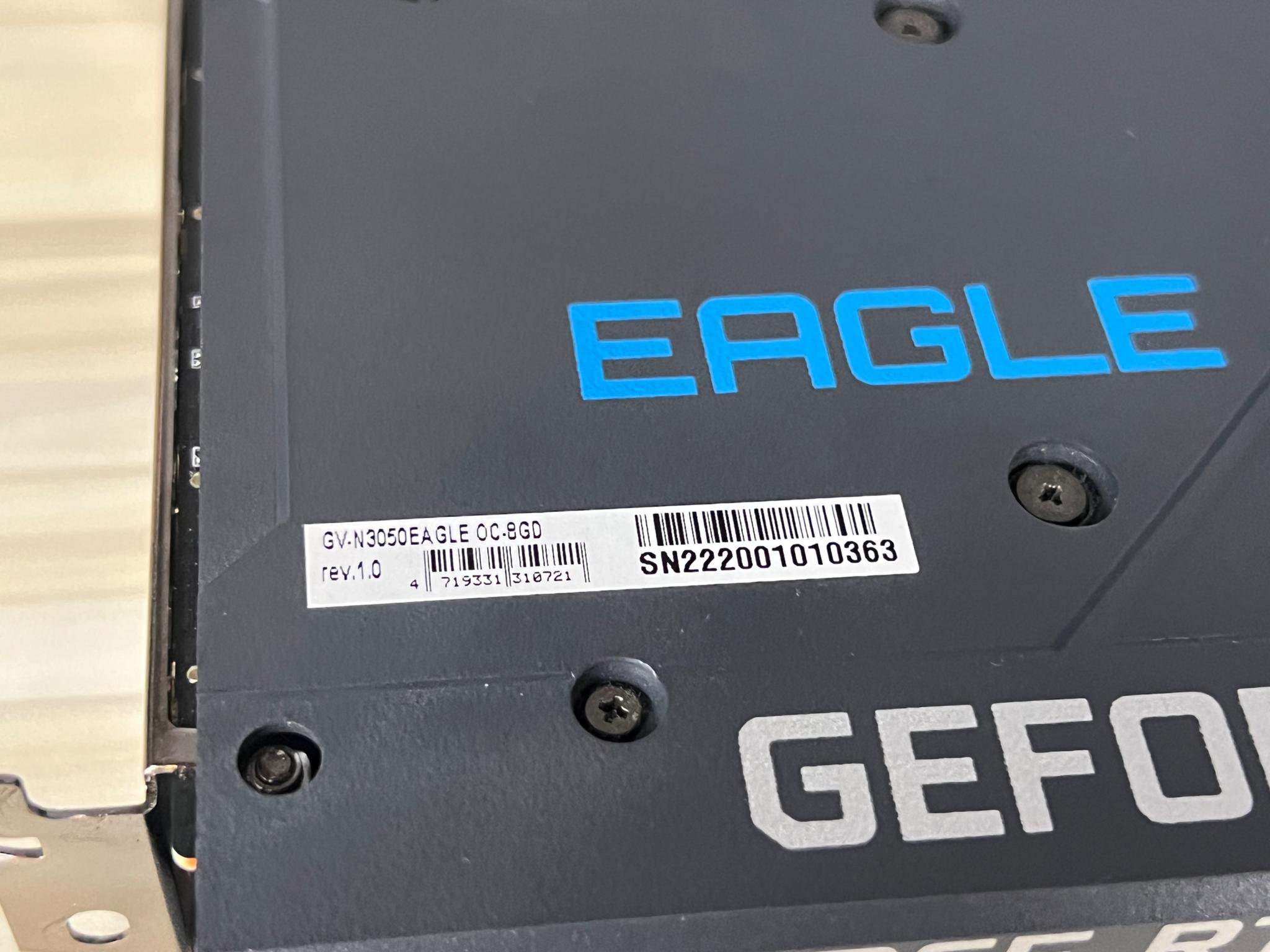 Gigabyte Eagle RTX 3050 OC 8gb