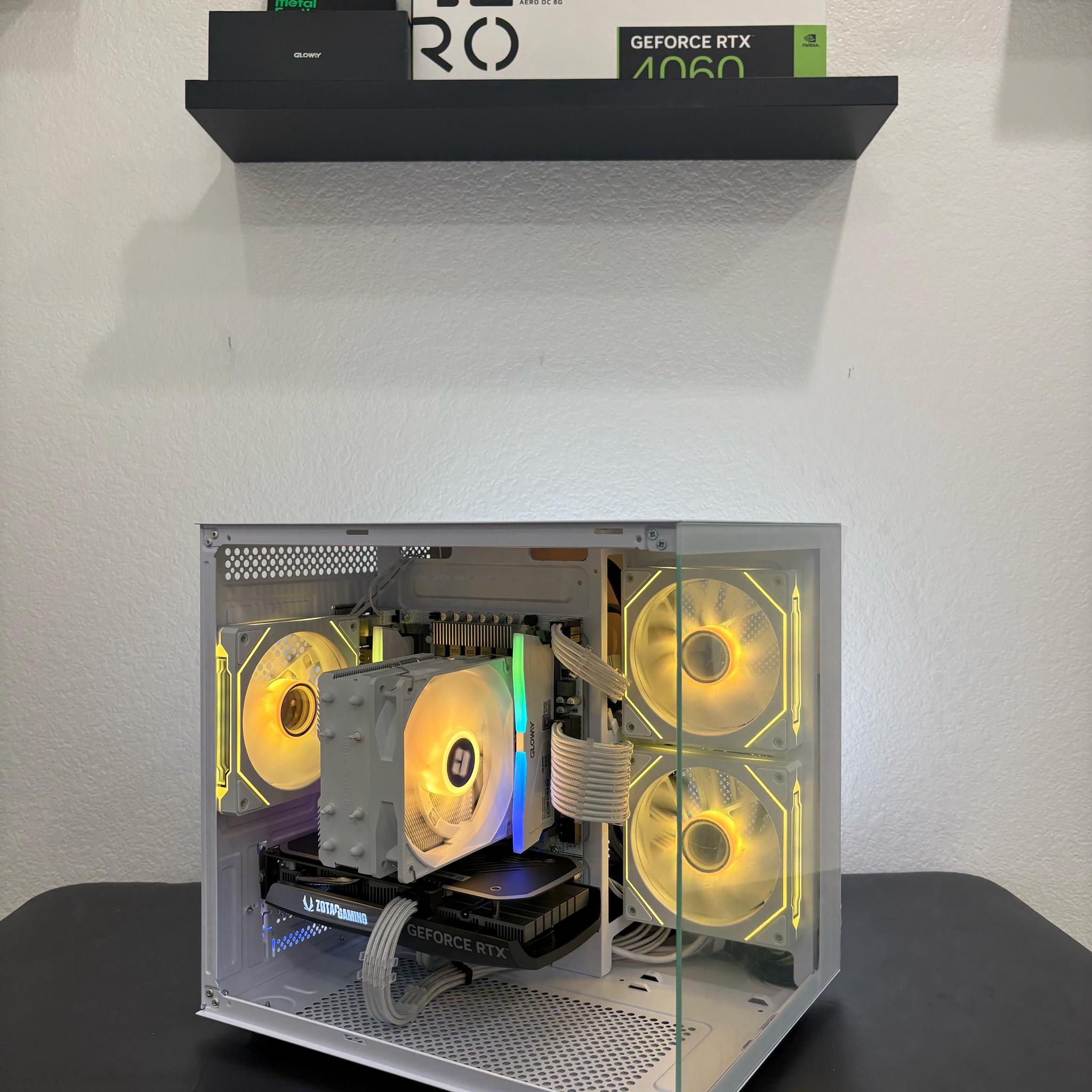 | Gaming PC | RTX 4060 | Intel Xeon E5-1650 V3 | 16 GB 3200 Mhz | 512GB Storage | ARGB |