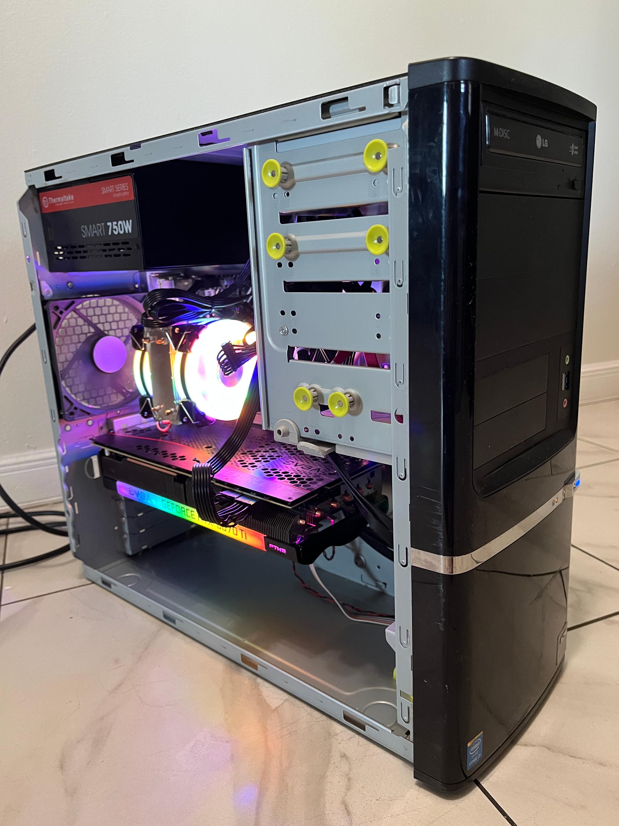 NVIDIA RTX 3070 Ti, Intel Core i7-10700, 16GB RAM, 1TB SSD -High FPS Sleeper Gaming PC w/ Wi-Fi & BT