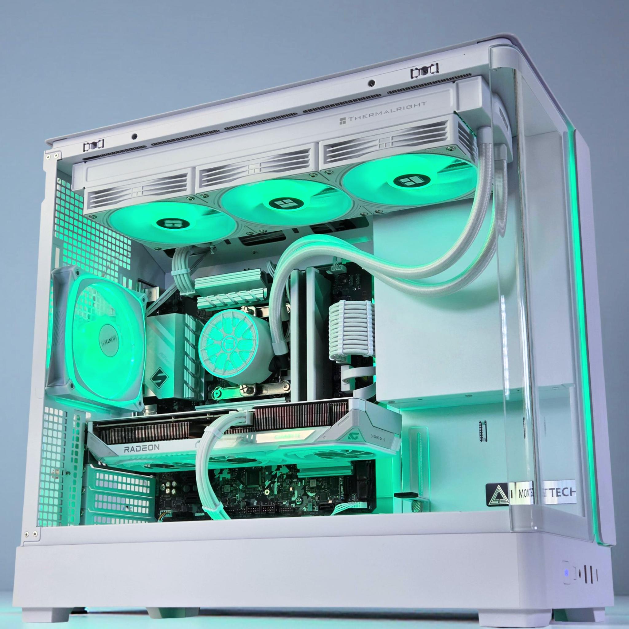 🩵💚1080P/1440P Gaming PC 🦚 AMD RX 9060 XT 16GB🦚 Intel i5 12600KF 10 core🦚 32GB DDR4🦚 1TB NVME