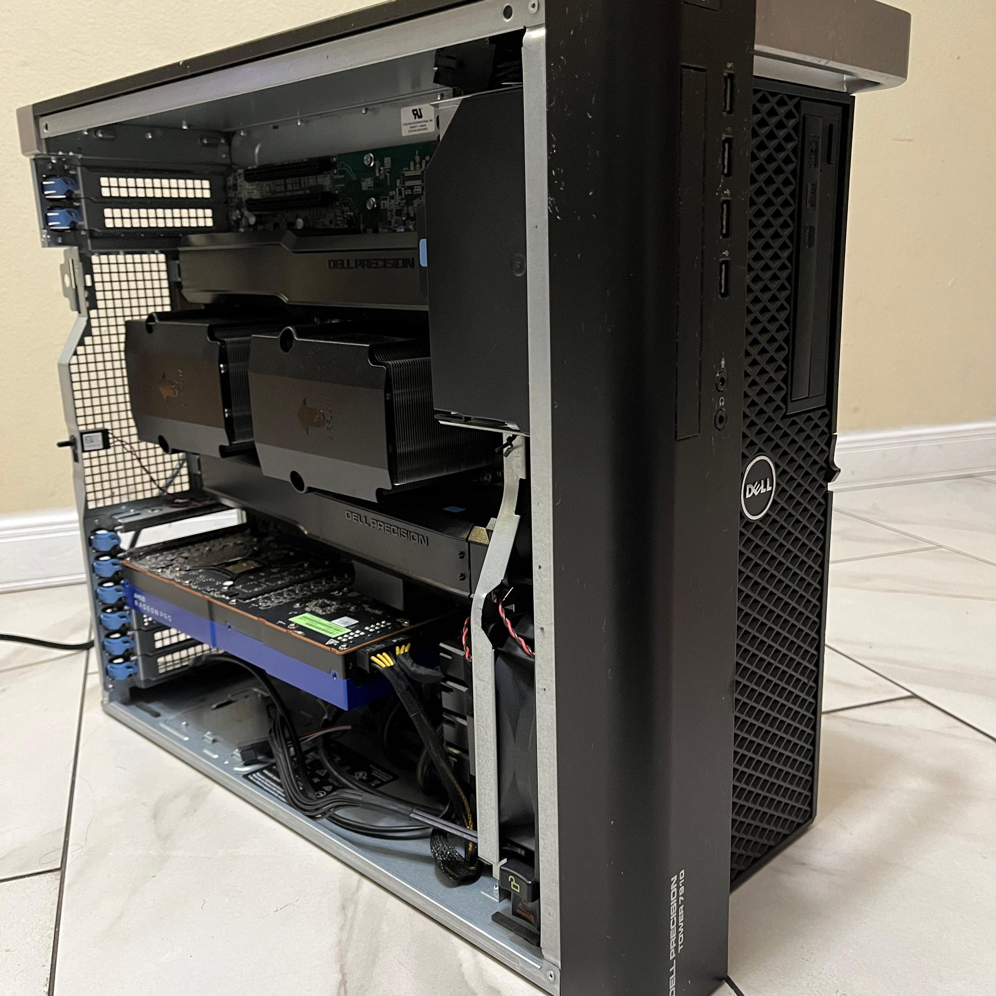 🔥Intel Xeon 12 Core (Same as i7), AMD W5700, 500 GB SSD, 12 GB RAM, Dell T7910 Gaming PC 🟢🔥
