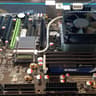 Retro XFX 750A Motherboard with CPU, RAM, Cooler, etc.