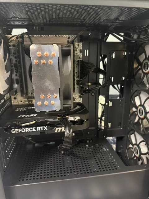 Darkrock ec2 ATX Mid Tower Case Black Tempered Glass