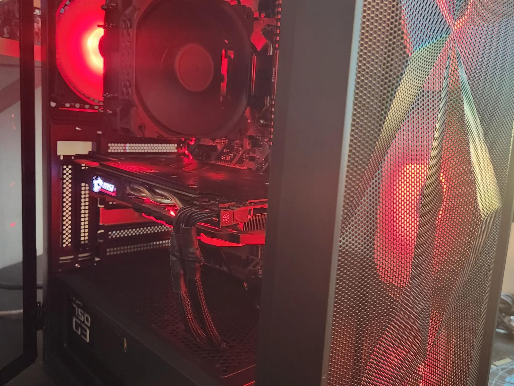 THE RED MONSTER: RTX 1070TI, Ryzen 7 1800X Fantastic value Gaming PC! With benchmarking video