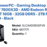 CyberPowerPC Gaming PC AMD Ryzen 7 7800X3D RX 9070 XT 32GB DDR5 2TB SSD