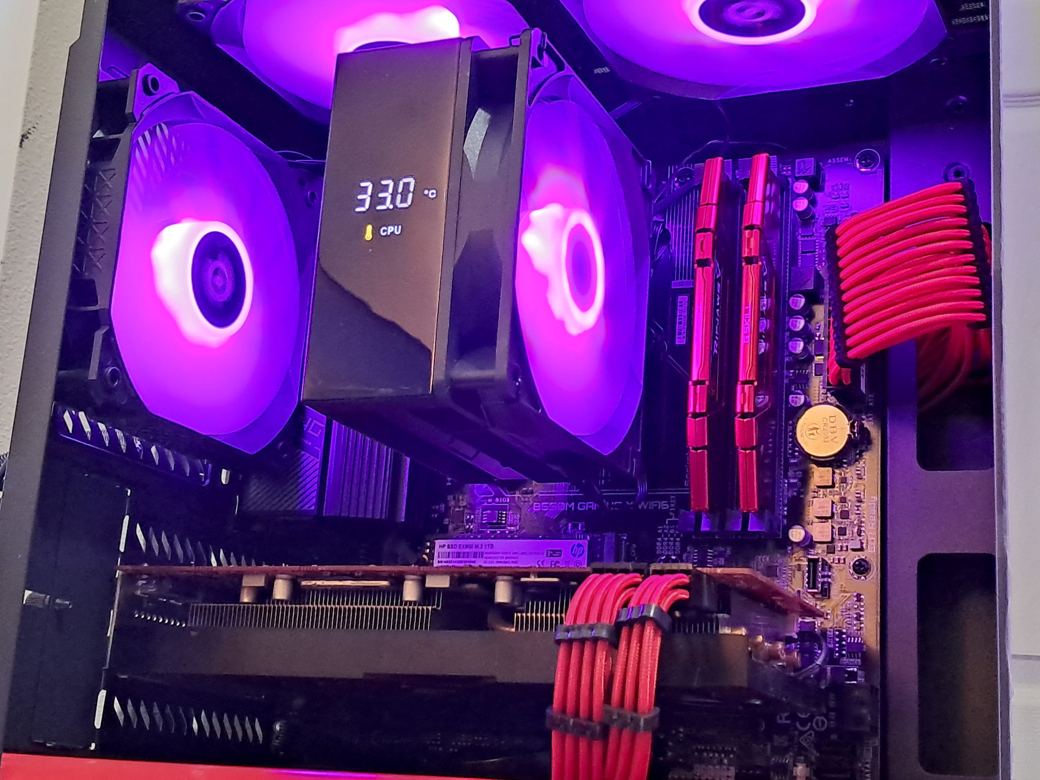 🔴Red Ryzen🔴Custom Gaming PC | Ryzen 5 5500 | RX 5700 XT | 1TB SSD | 16GB DDR4
