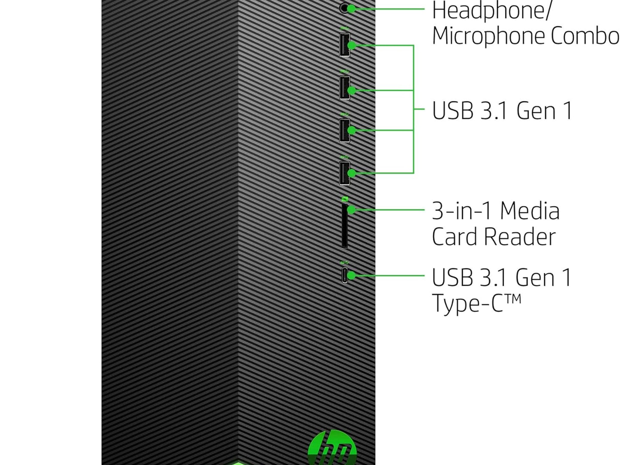 [USED] HP Gaming Computer, Ryzen 5 3500, GTX 1650, 512GB SSD