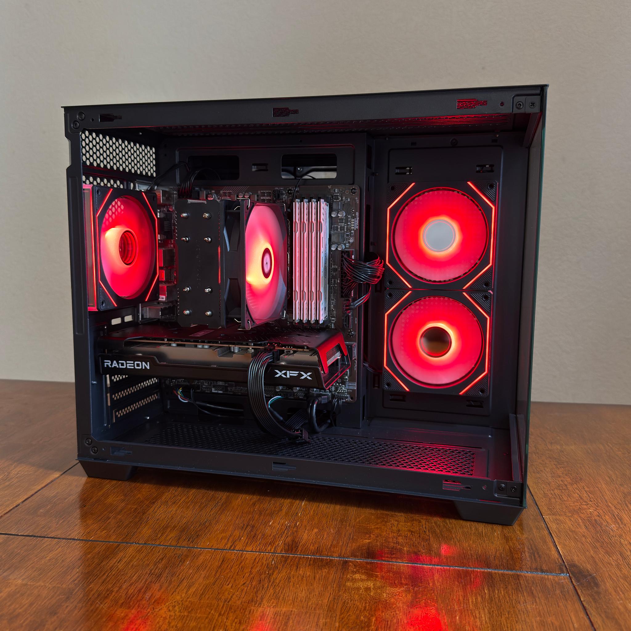 Budget Gaming PC | RX 7600 | Ryzen 2600X | 16GB Ram | 500GB NVME + 1TB HDD | WiFi and BT |Windows 11