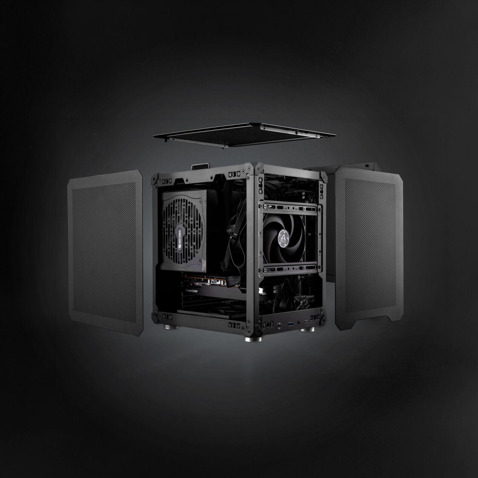 Raster Zero SteamOS SFF PC RX 9060 XT 16GB Ryzen 5 7500X3D 16GB DDR5 1TB