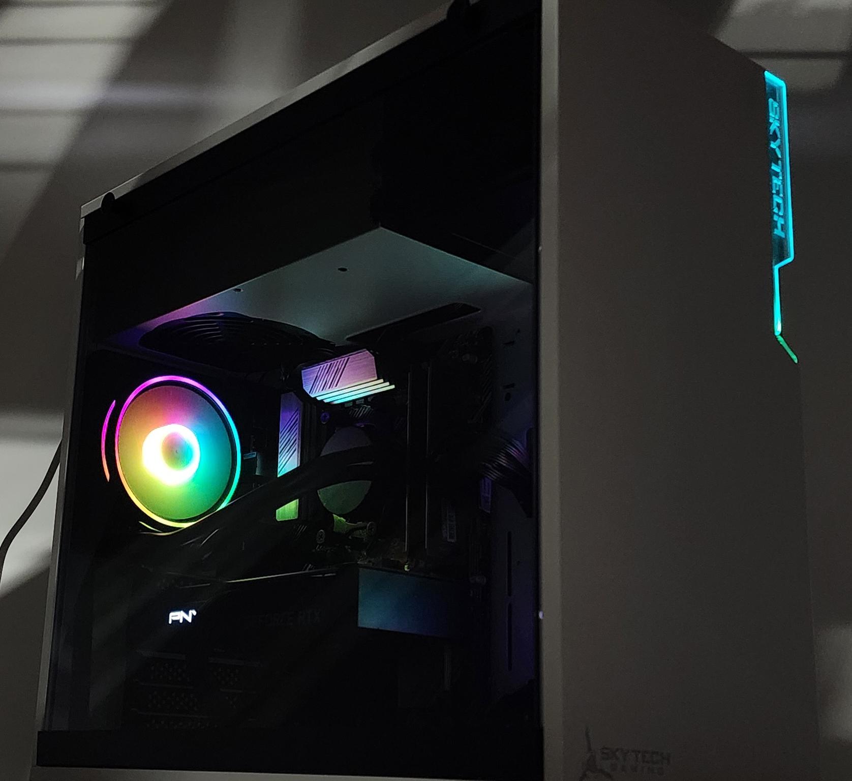 Gaming PC Ryzen 7 3700X 16GB RAM 500GB SSD RTX 3060 8GB PCBT Windows 11 Computer