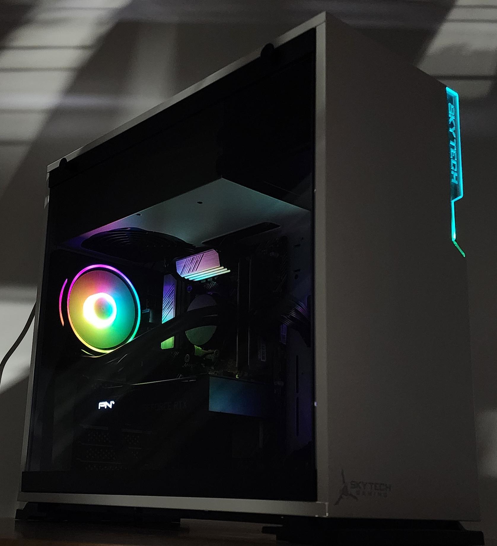 Gaming PC Ryzen 7 3700X 16GB RAM 500GB SSD RTX 3060 8GB PCBT Windows 11 Computer