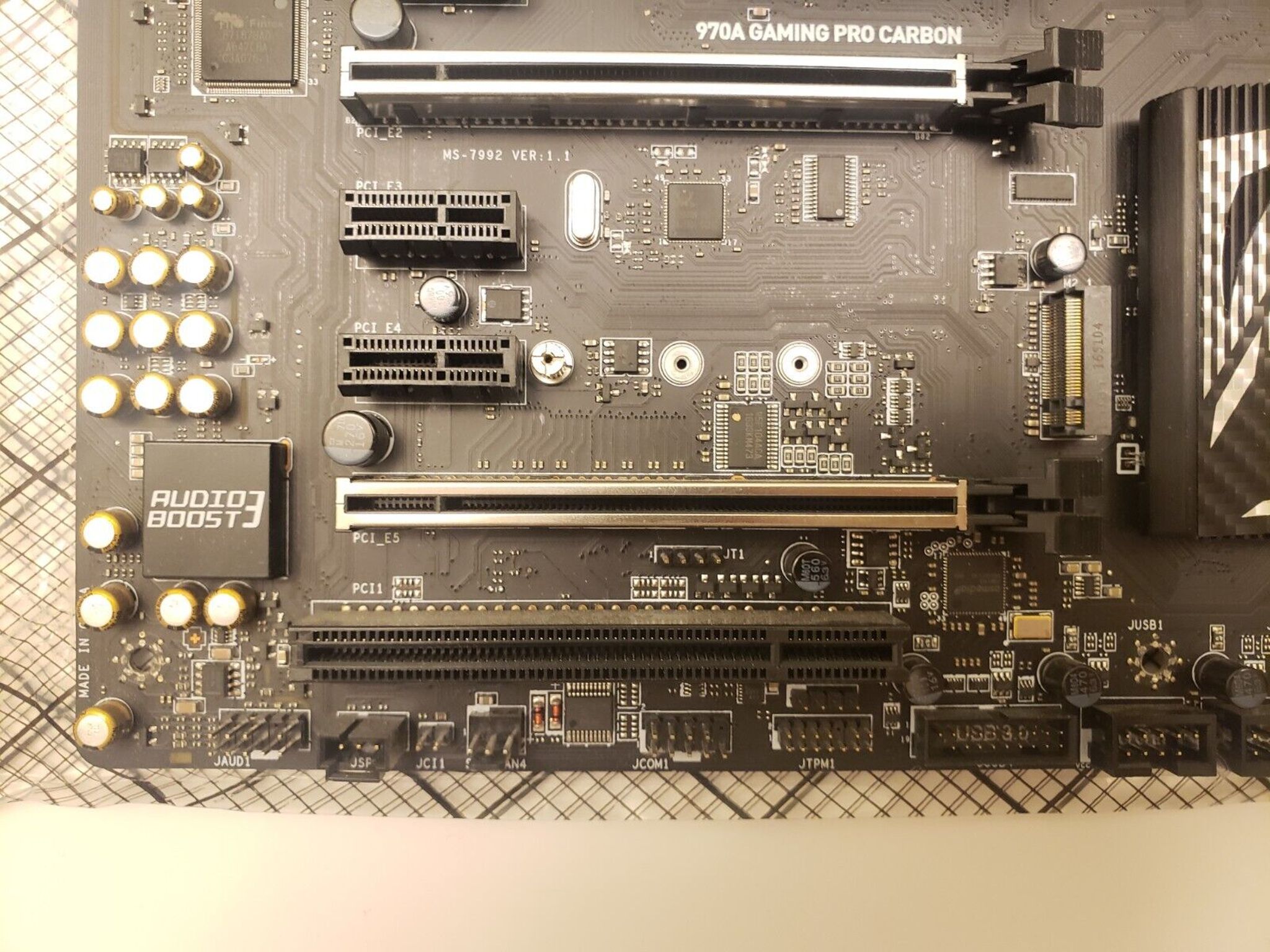 MSI 970A GAMING PRO CARBON AM3+ Including 32GB Corsair 2400 MHz Ram