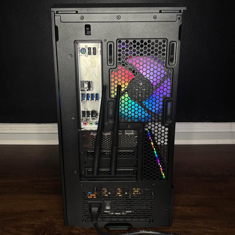 Black Gaming PC (RTX 4060 8GB + AMD Ryzen 5 5600G)