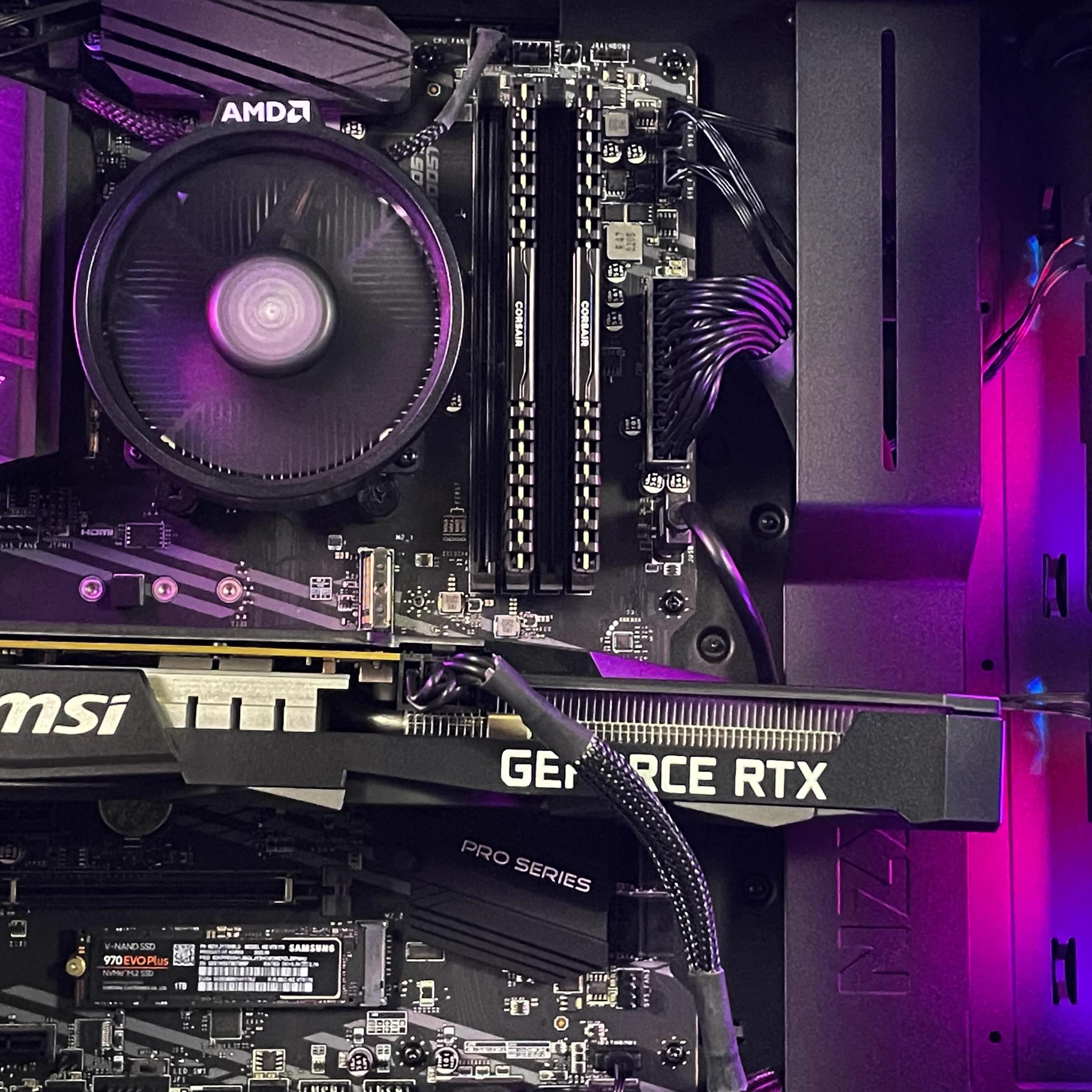 🪻 LAVENDER Gaming PC | RTX 3060 12GB | Ryzen 5 5600X | 16GB DDR4 | 1TB NVME | WiFi + BT | FREE SHIP