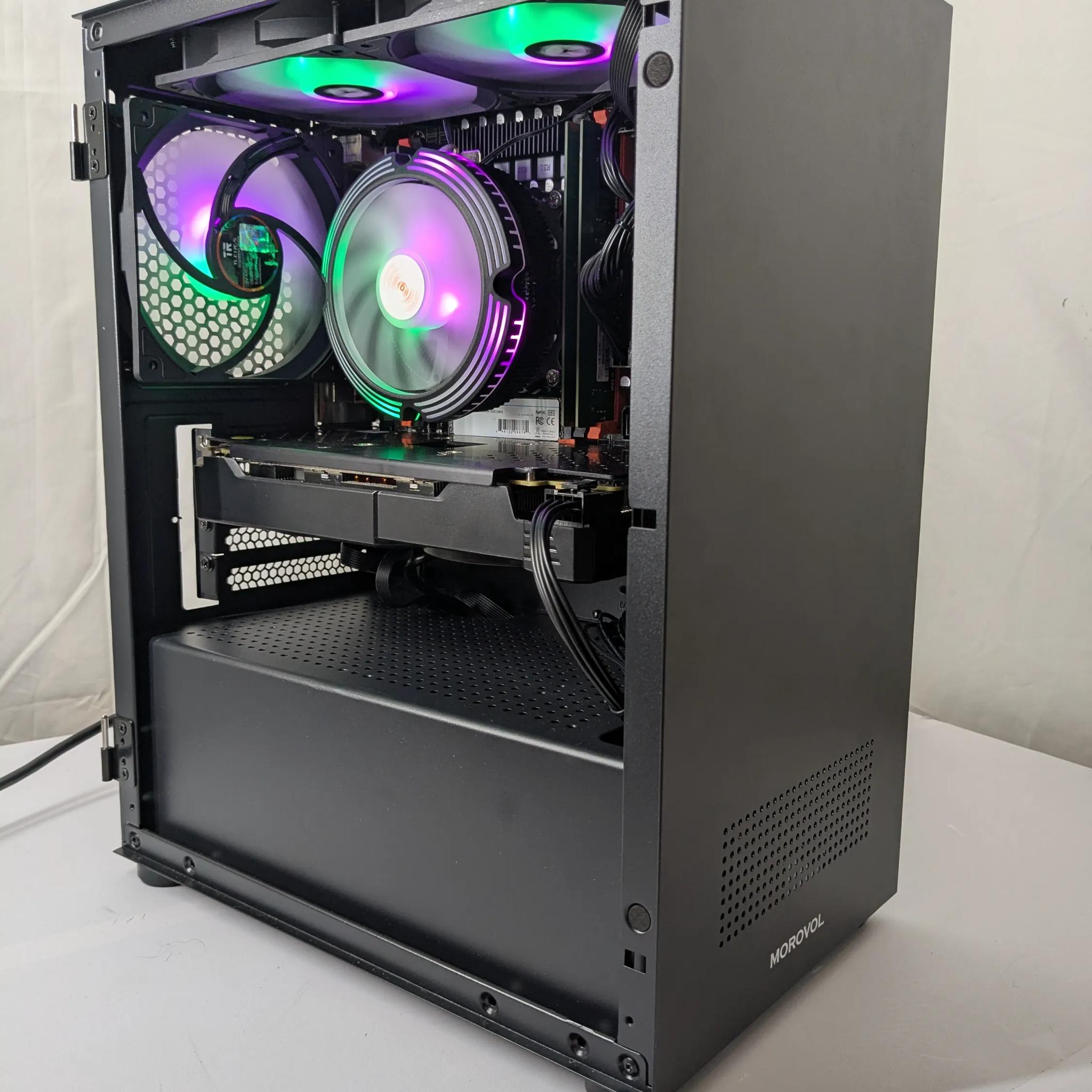 🎮 Budget Gaming PC - RX 570 8GB | Xeon 2630 V4 | 16GB RAM | 500GB NVMe | Win 11 🎮