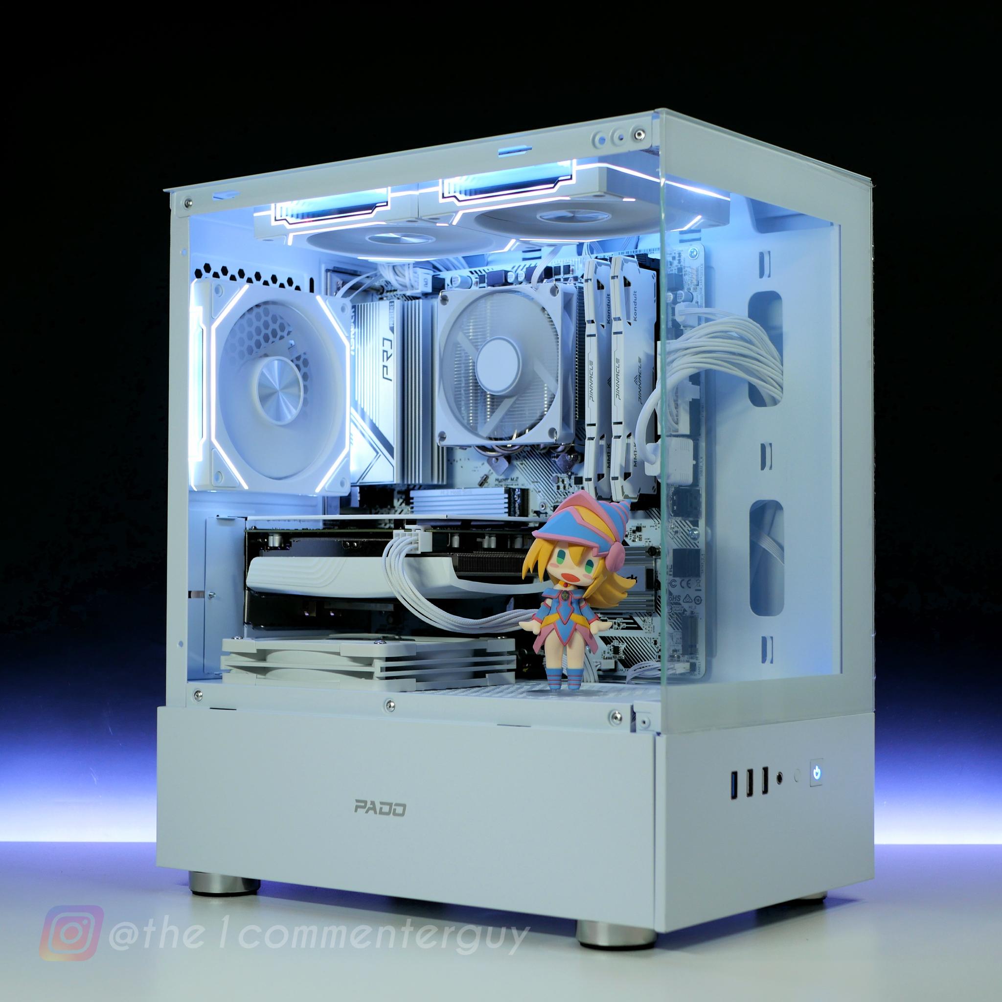 🧊|RTX 4060, Ryzen 5 3600 White gaming PC