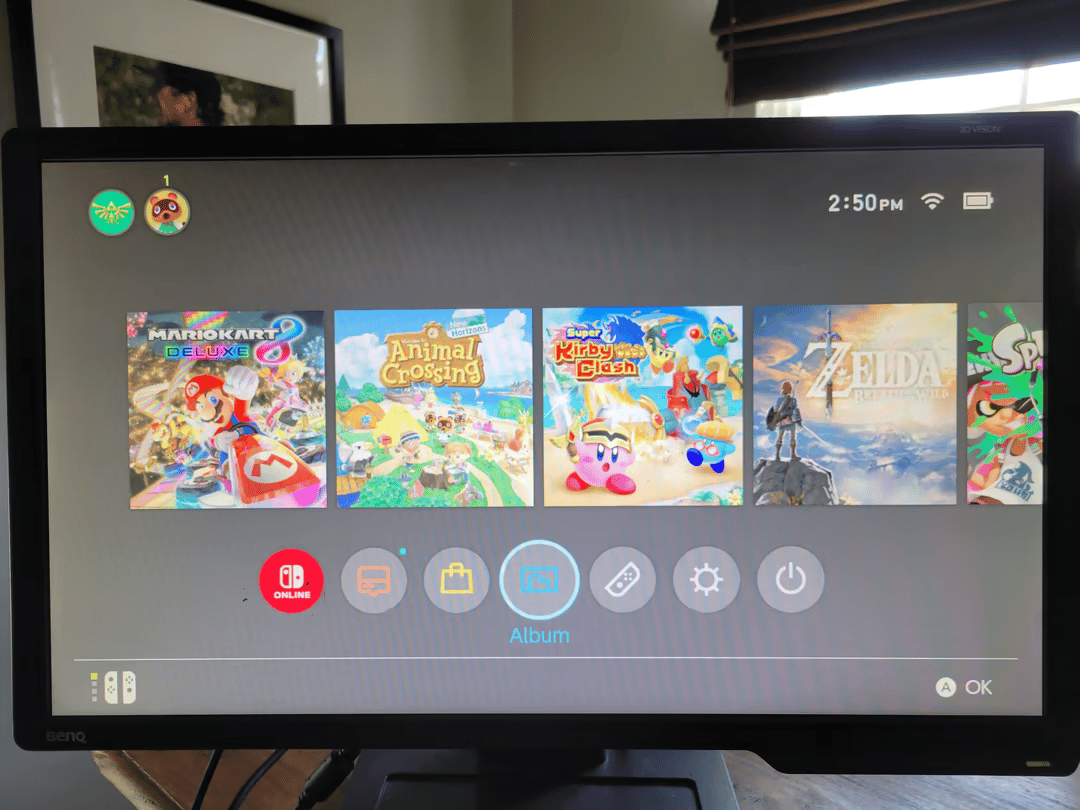 BenQ Zowie XL2411P **Used with light damage**  (1080p, 144hz, 24 inches, TN panel)