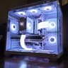 The Yeti! ❄️ – Ryzen 5 7500F • RTX 3070 Ti • 32GB DDR5 6000 • Temp Display • 1440p Gaming PC