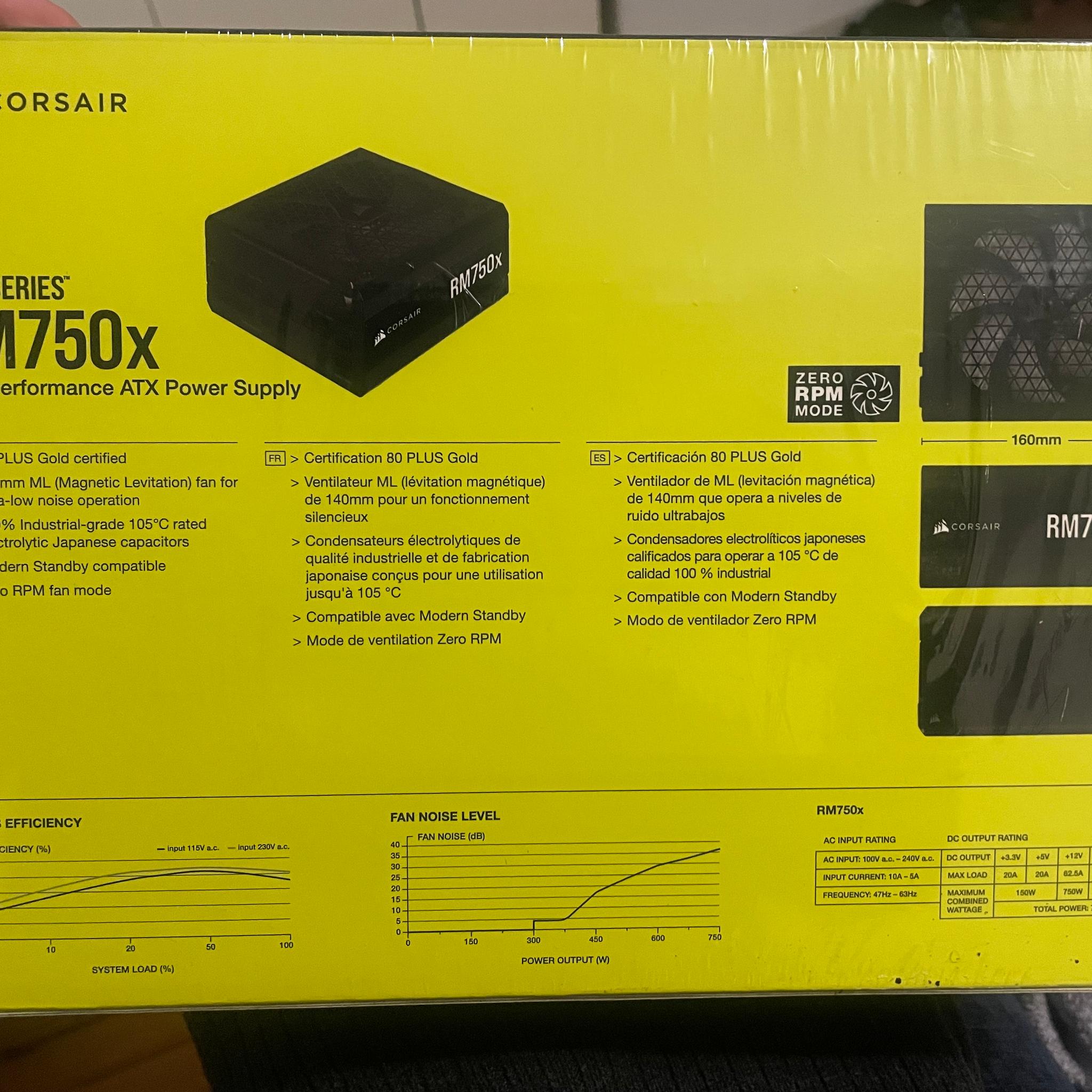 BRAND NEW PSU 750X for ATX PCs - NEVER OPENED, STILL IN BOX!!