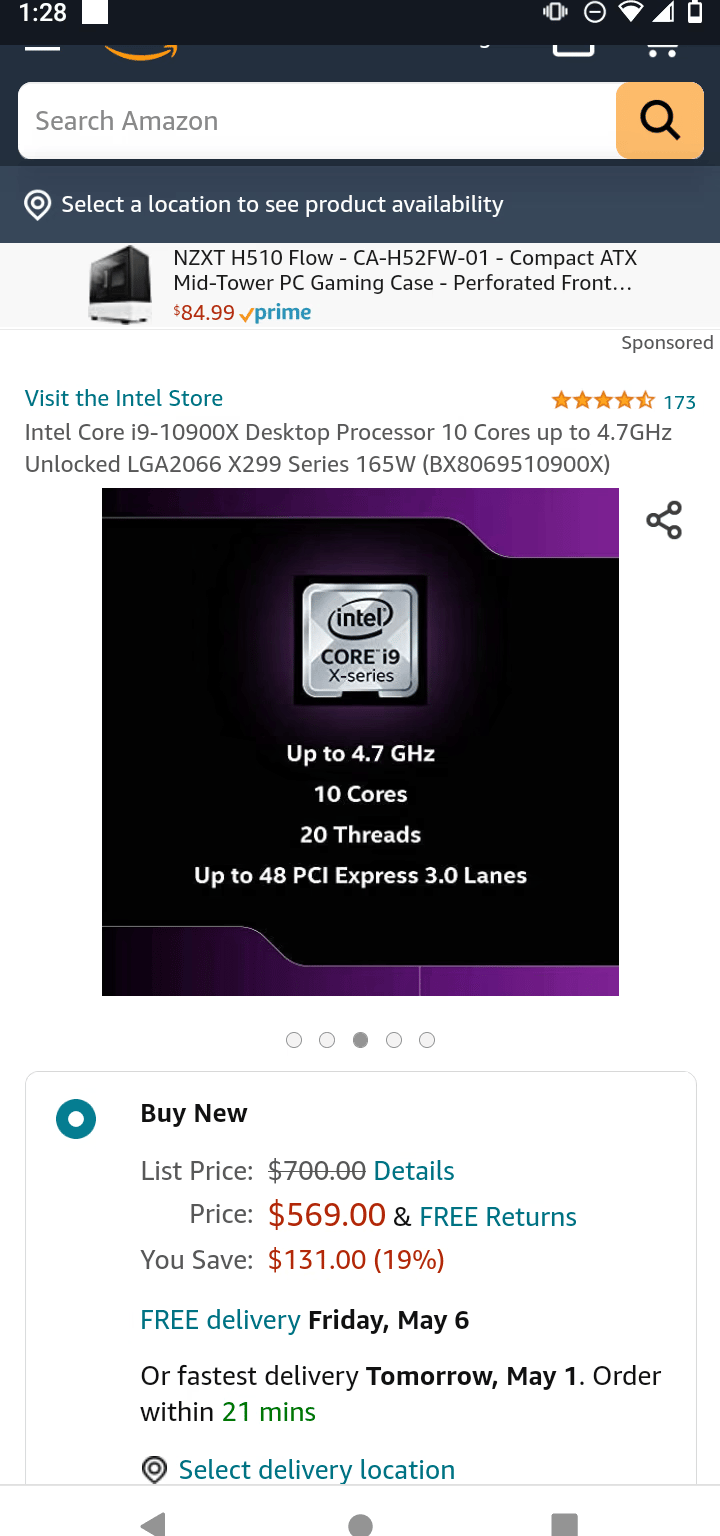 On sale Intel I9-10900x 3.7 GHz 10 core prossesors  