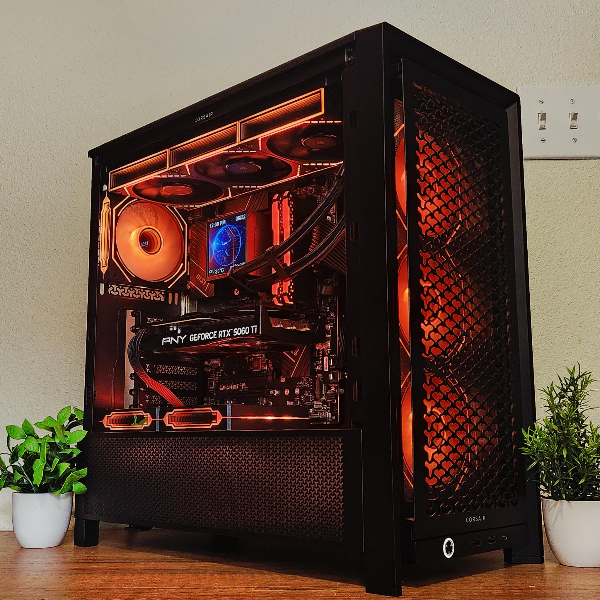 RTX 5060 Ti 16GB | I5 13600KF | 32GB RAM | 4TB NVMe/SSD + HDD | WiFi + BT | WINDOWS 11 Pro