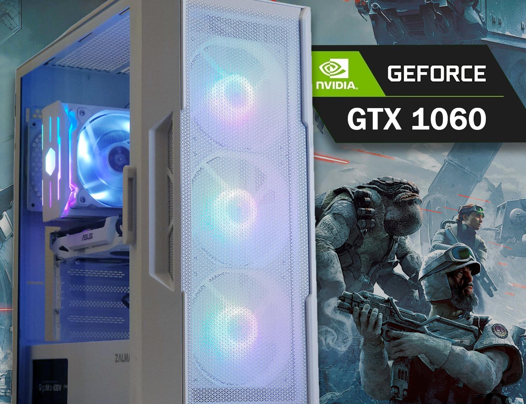 ❄️ eSports Gaming PC | GEFORCE GTX 1060, INTEL i5-9400F, 16GB RAM, 256GB M.2 SSD, WIFI & BT, WIN 10
