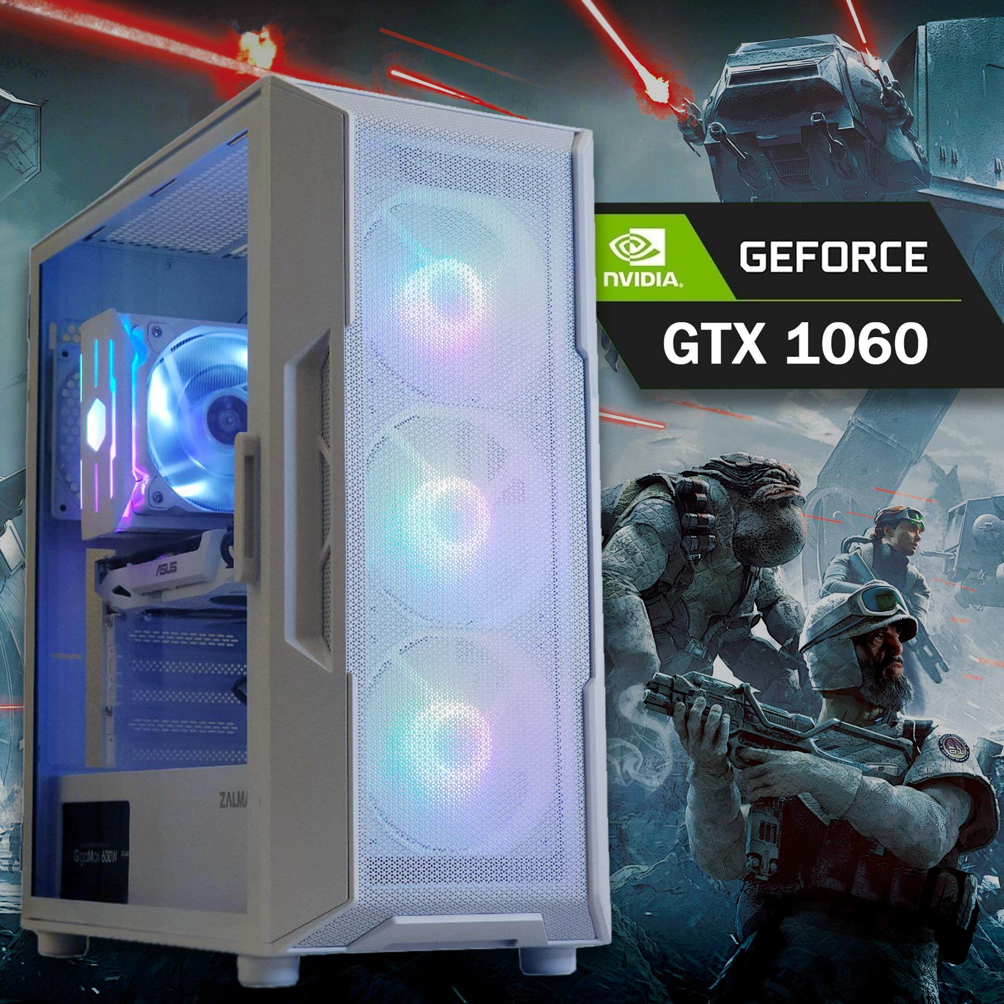 ❄️ eSports Gaming PC | GEFORCE GTX 1060, INTEL i5-9400F, 16GB RAM, 256GB M.2 SSD, WIFI & BT, WIN 10