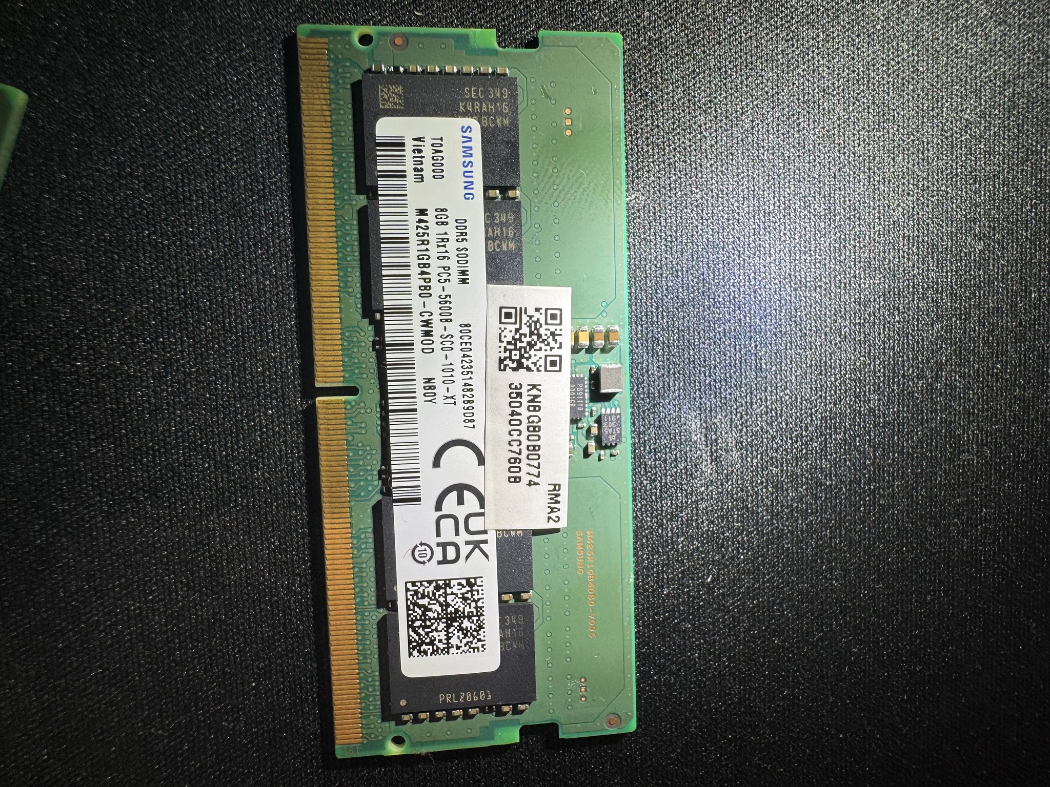 Samsung 16GB (2x8GB) DDR5 5600MHz SODIMM Laptop RAM