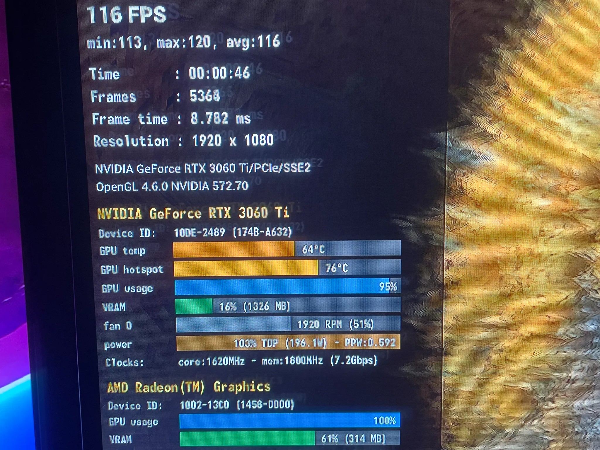 GeForce RTX 3060ti ACER Predator Prebuilt Model